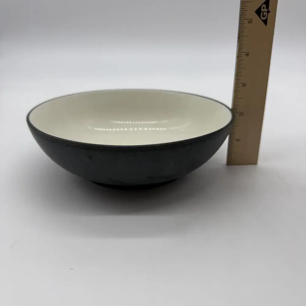 Set of 7 Noritake Colorwave Graphite Stoneware Soup Cereal Bowls 8” Gray